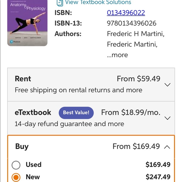 Fundamentals of anatomy and physiology 11th edition - Picture 3 of 3